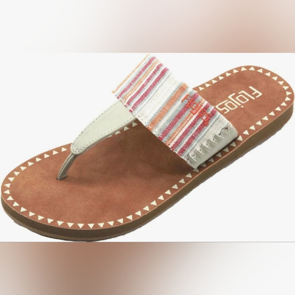 Flojo's women's size 5 grace serape flat sandal